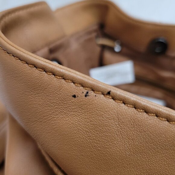 Worthington Cowhide Leather Purse Bag Handbag adj Classic Bohemian Western Vtg - Picture 10 of 10